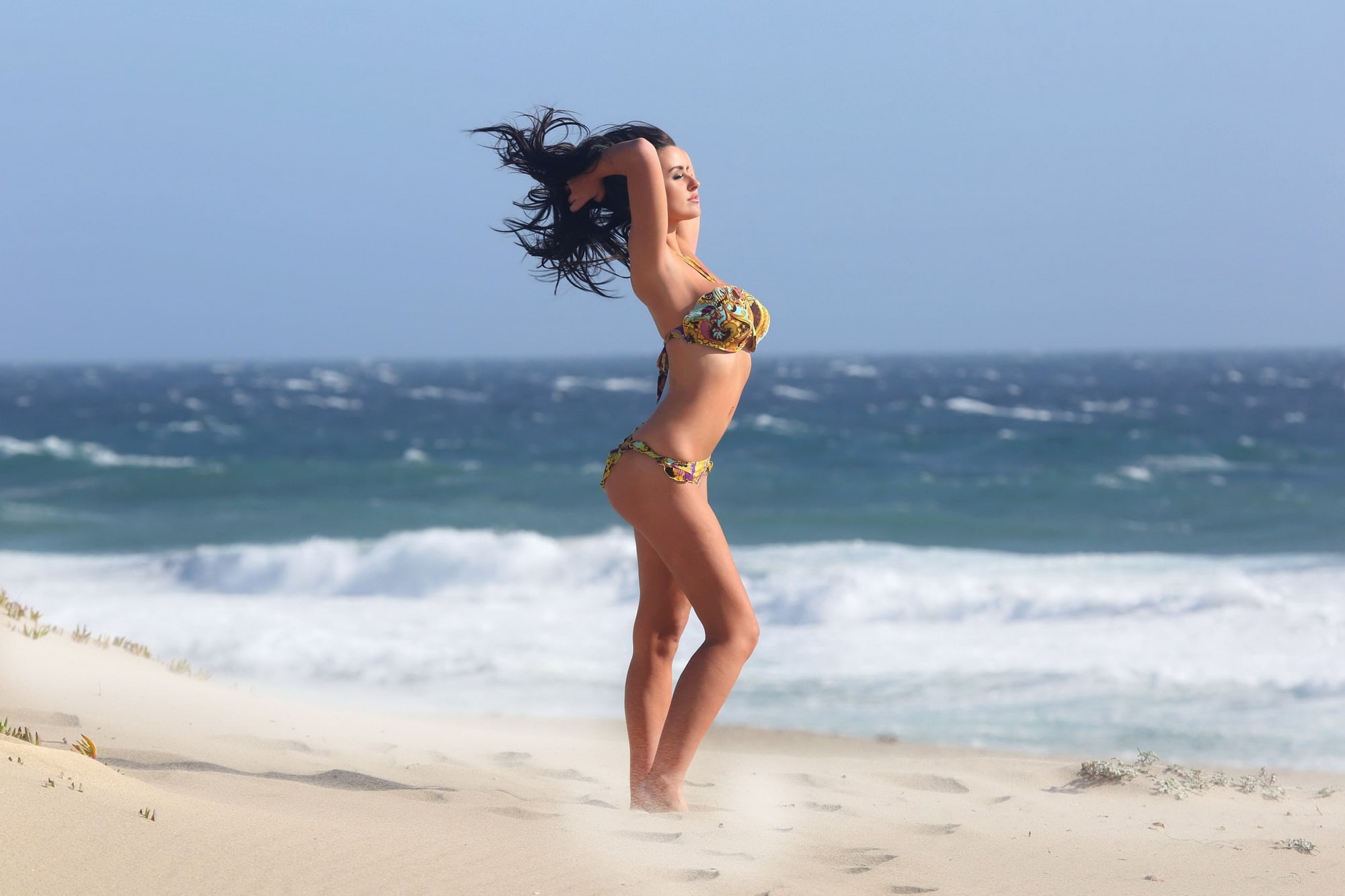 Abigail Ratchford posing in bikini
