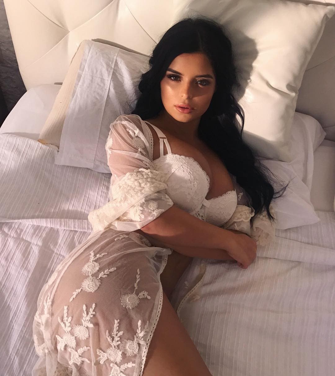 Demi Rose Mawby in various lingerie and see-through outfits