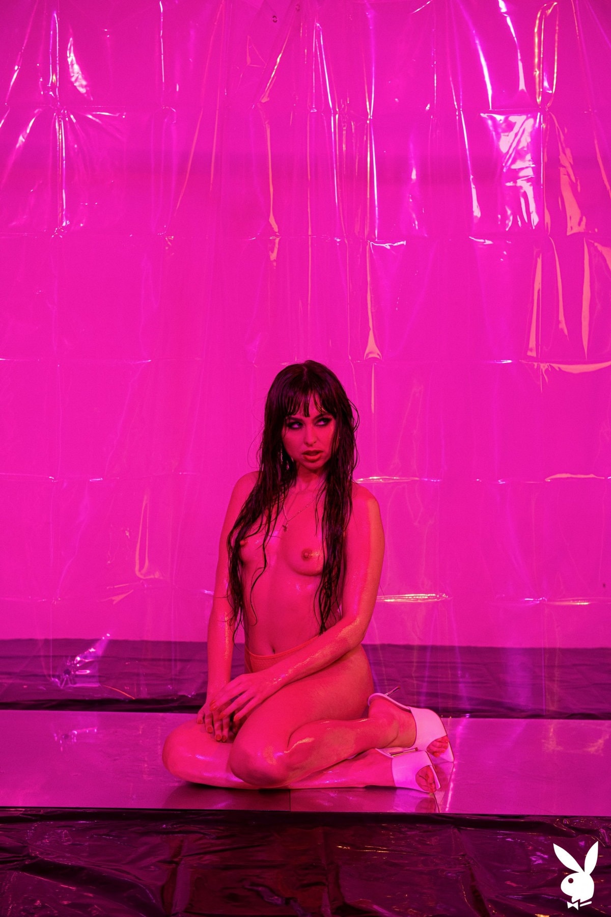 Riley Reid takes off her panties for Playboy Ultraviolet Nights