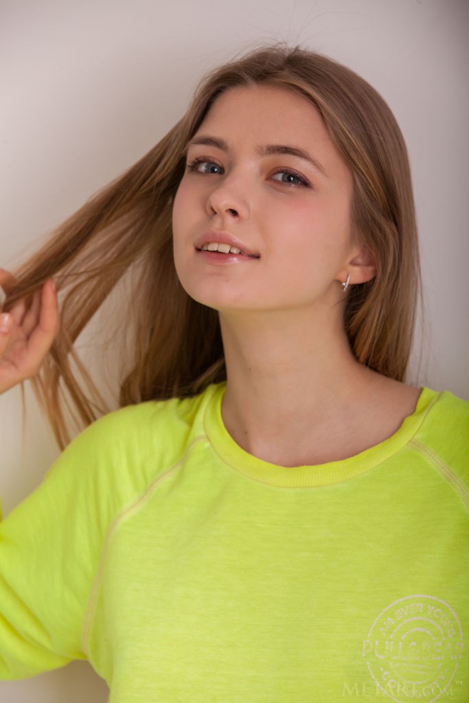 Sigrid - Slim adorable teen with a petite build is quite naughty