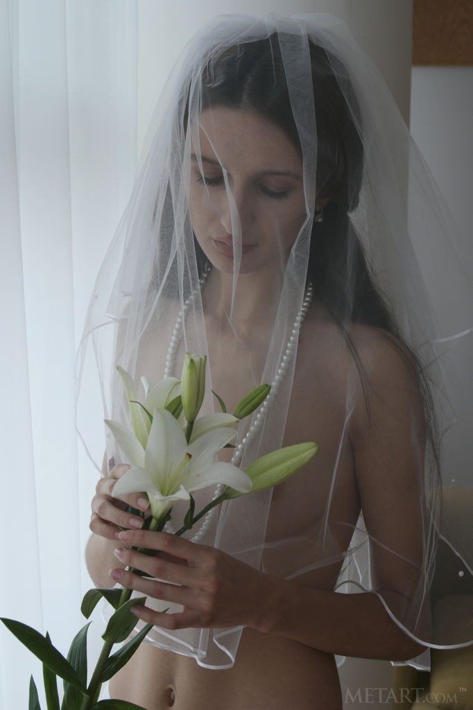 Zavya - Trying out her wedding dress and getting very naughty