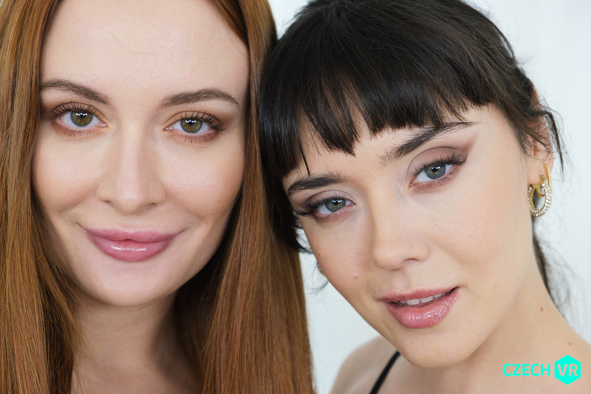 Catherine Knight And Eva Berger Hot Fucking In 3some Sex - Czech VR